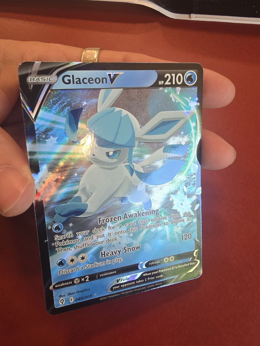 Pokémon Carte collezionabili: Pokemon, Glaceon V, ENG, Holo – Nuovo (secondo la descrizione) da Pfäffikon SZ venduto da gmw_8nk9 2