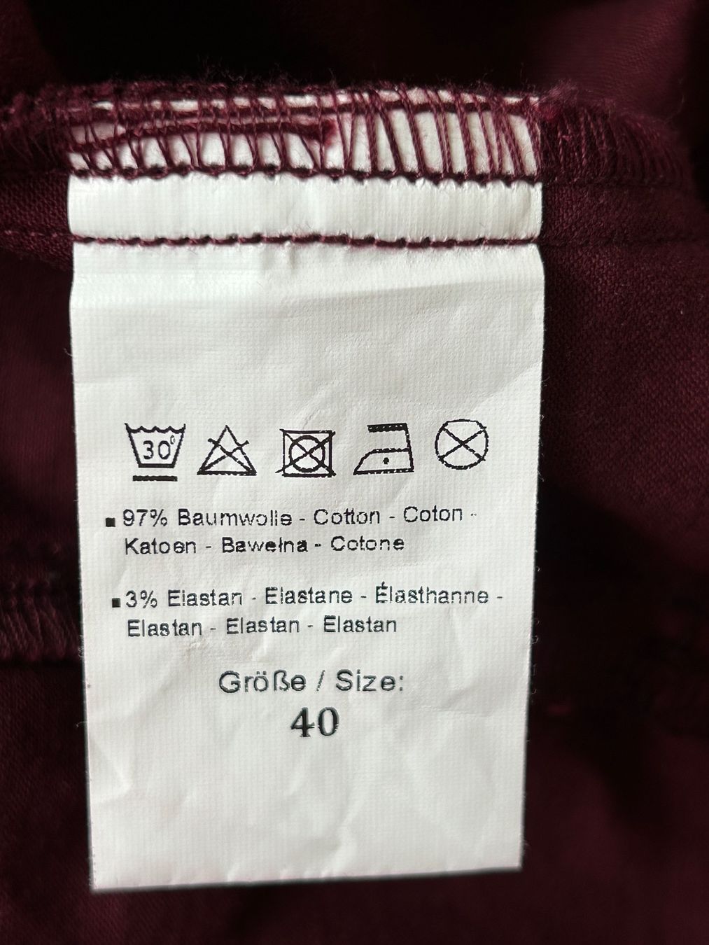 Bonita Giacche: Wunderschöne moderne SAMT-JACQUARD Jacke, Bordeaux – Usato da Bern venduto da Smile-2707 3