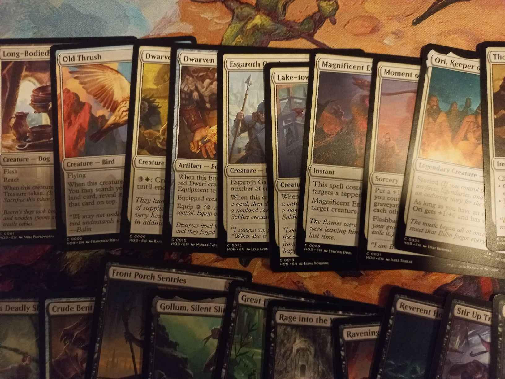 Magic The Gathering Carte collezionabili: MTG The Hobbit Full Set Commons + special lands – Usato da Monteggio venduto da Ta-Da 1