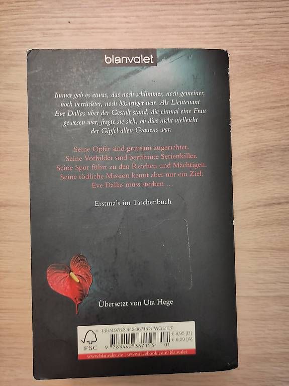 Libri: J. D. Robb alias Nora Roberts - Das Herz des Mörders – Usato da Rorschacherberg venduto da c_v_nh92 1
