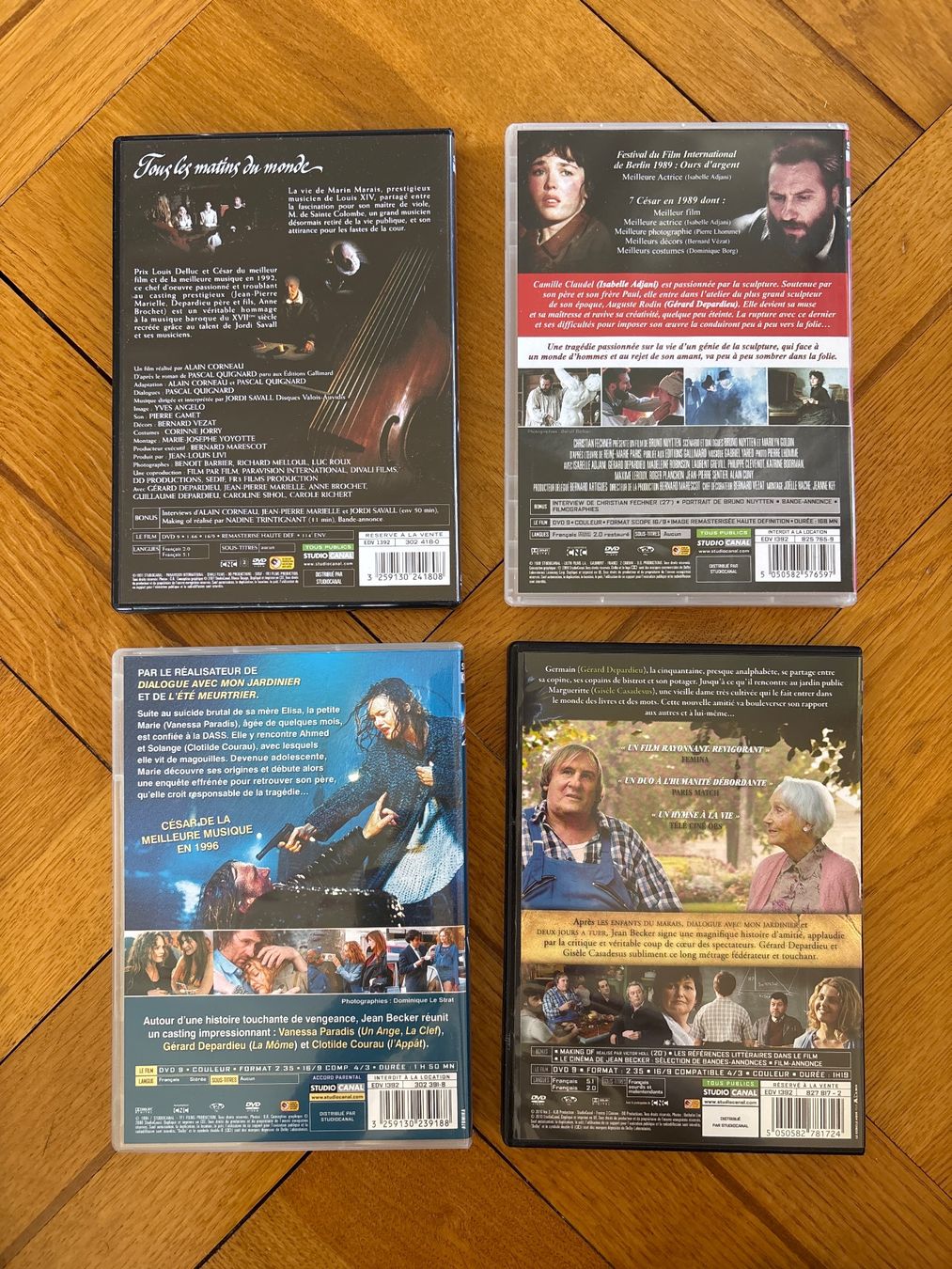 Tutti i DVDs: Collection Gérard Depardieu 4 DVD – Usato da Genève venduto da Buens4 3