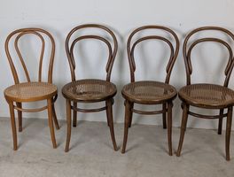 4 Fischer / Thonet Stühle