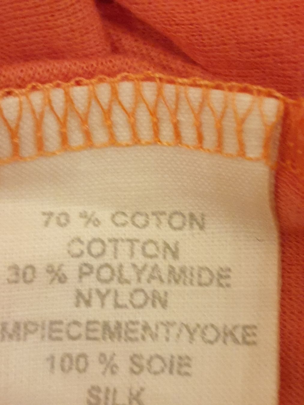Vanessa Bruno Camicette: Blouse , 36, orange, 70%coton, 100%soie – Usato da Neuchâtel venduto da Verenas12 5