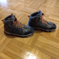 Wanderschuhe, Grau/Orange, Grösse 32