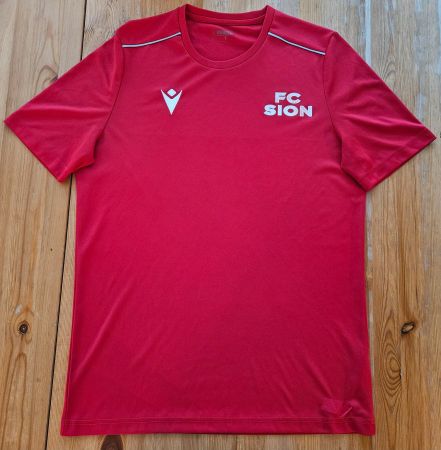 FC Sion Trainingsshirt Macron Grösse L FCS Sitten Trikot