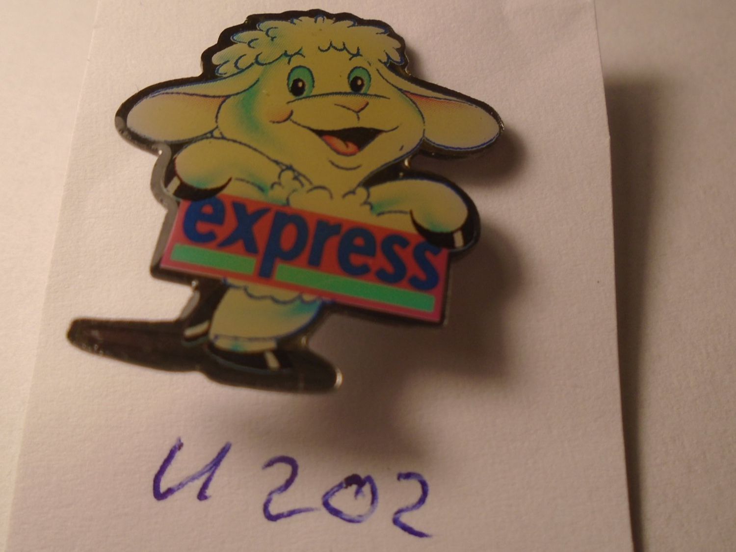 Placchette & Badge: 1 Express Schaf Pin (U202) – Usato da Winterthur venduto da Beli2000