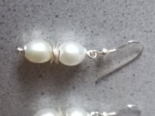 Orecchini pendenti & Orecchini a lobo: Silber 925 Ohrhänger mit Süsswasser Perlen – Nuovo e nell'imballaggio originale da Winistorf venduto da acreativ2 1