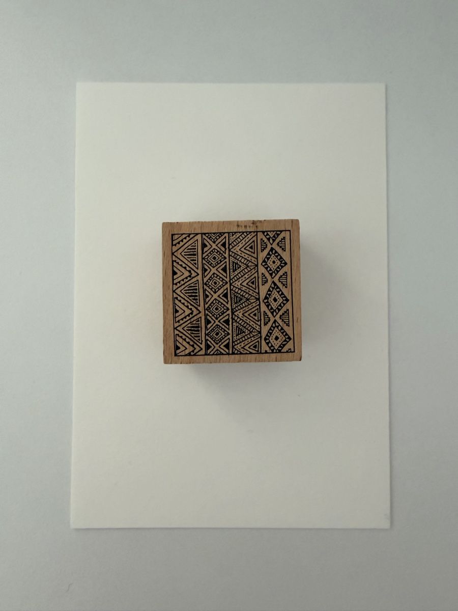 Tampons: Rubber Stamp Geometric Pattern New – D'occasion à Thun par dar_fz6y