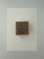 Rubber Stamp Geometric Pattern New
