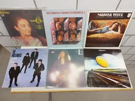 Schallplatten Konvolut mit 6 LPs 70er 80er 90er