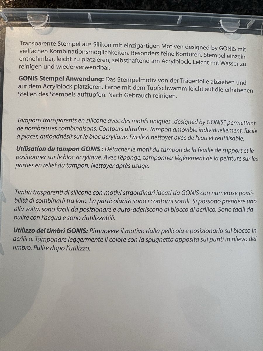 Gonis Bastelsets: Gonis Stempel – Gebraucht aus Konolfingen von Smorgi 1