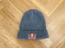 Red Bull Beanie Mütze grau original