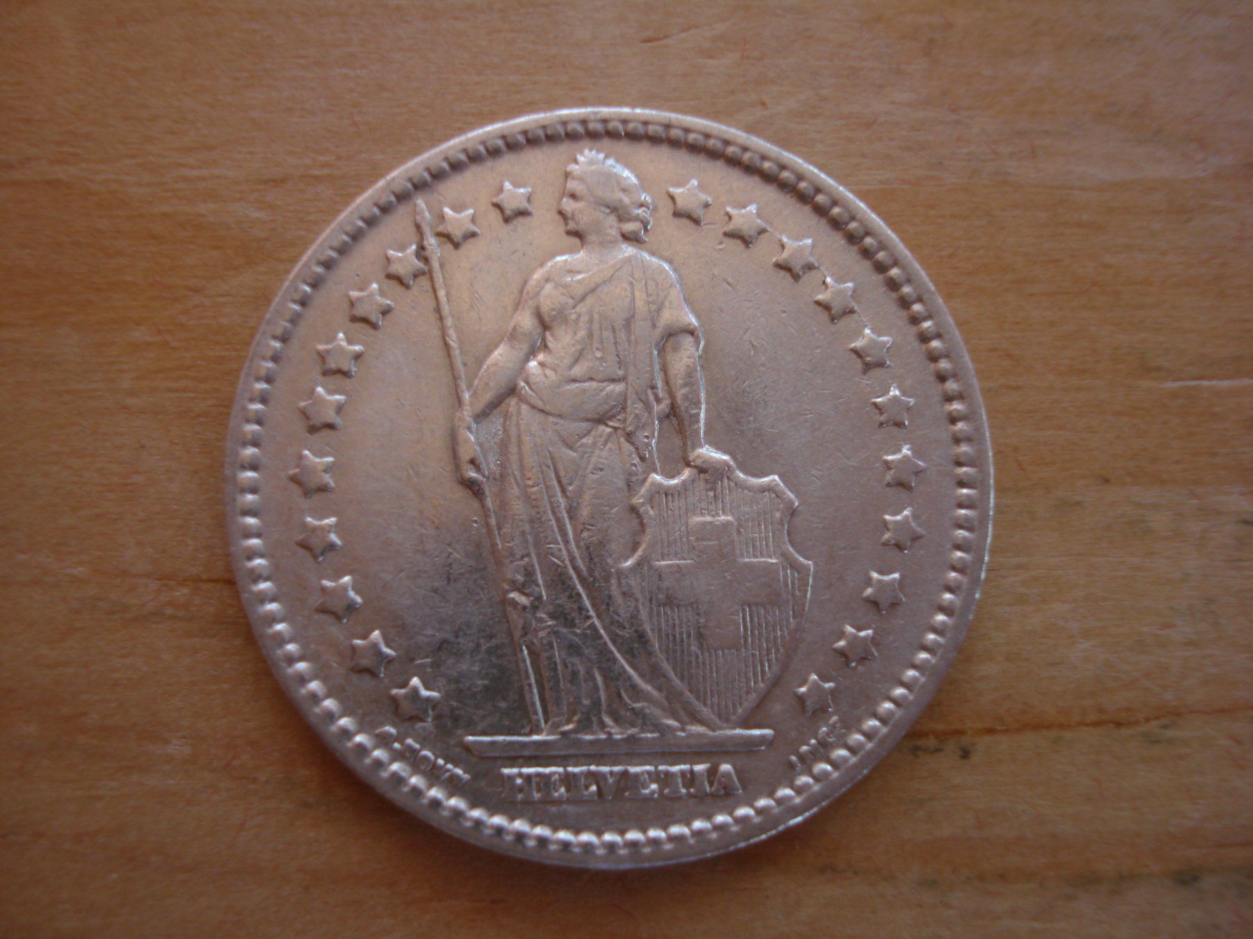 Tutti le monete: (C1) 1 Franken 1906 VZ- – Usato da Erlach venduto da Net-Coins 1