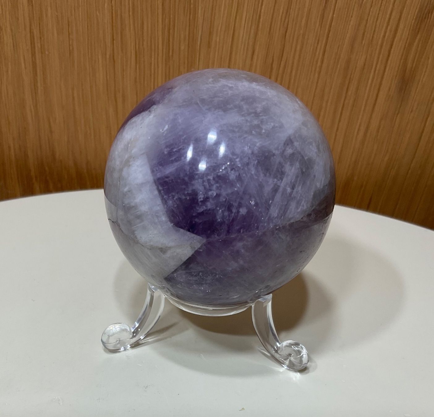 Minerali & Pietre curative: Amethyst Kugel mit Ständer aus Madagaskar – Nuovo (secondo la descrizione) da Gibswil venduto da BestePreis 5