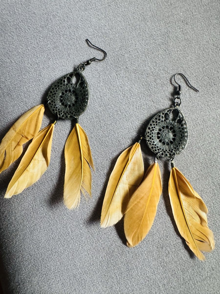 Boohoo Orecchini pendenti & Orecchini a lobo: Feather Earrings Dreamcatcher Boho Style New – Nuovo (secondo la descrizione) da Kloten venduto da jan_xn8f 1