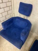 Samt blau Sessel Gratis