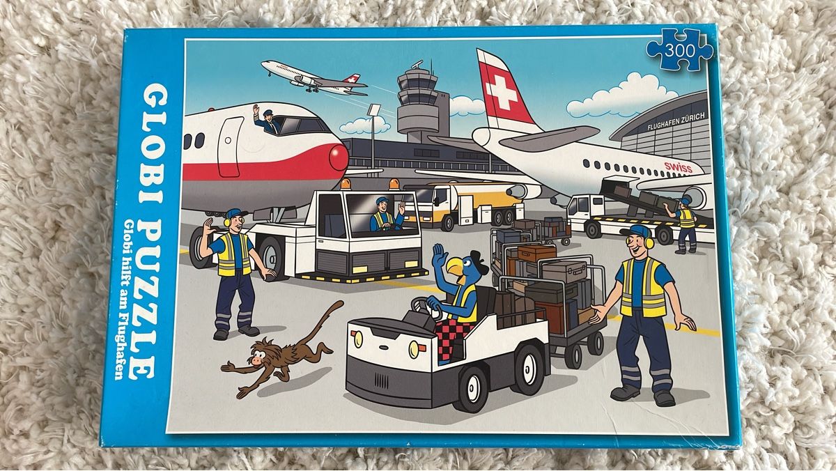 Puzzle: Globipuzzle Flughafen 300 Teile – Usato da Vordemwald venduto da Youko