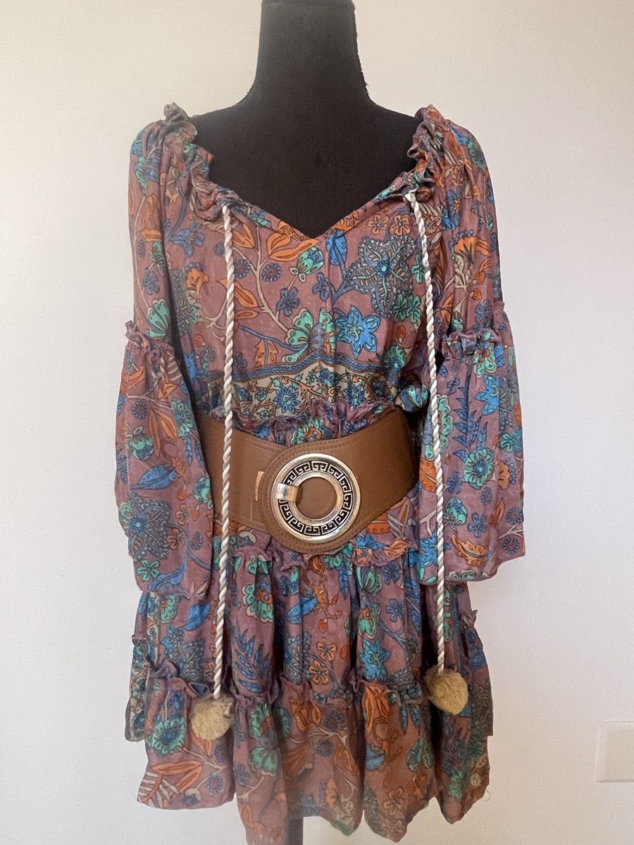 Vestiti: Boho Minikleid / Tunika mit Seide – Nuovo (secondo la descrizione) da Sigriswil venduto da ck56