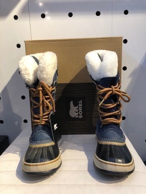 Sorel Scarpe da donna: SOREL SHEARLING NAVY GR.37/23CM HA – Nuovo e nell'imballaggio originale da Zürich venduto da LIQUIDATOR.CP 1