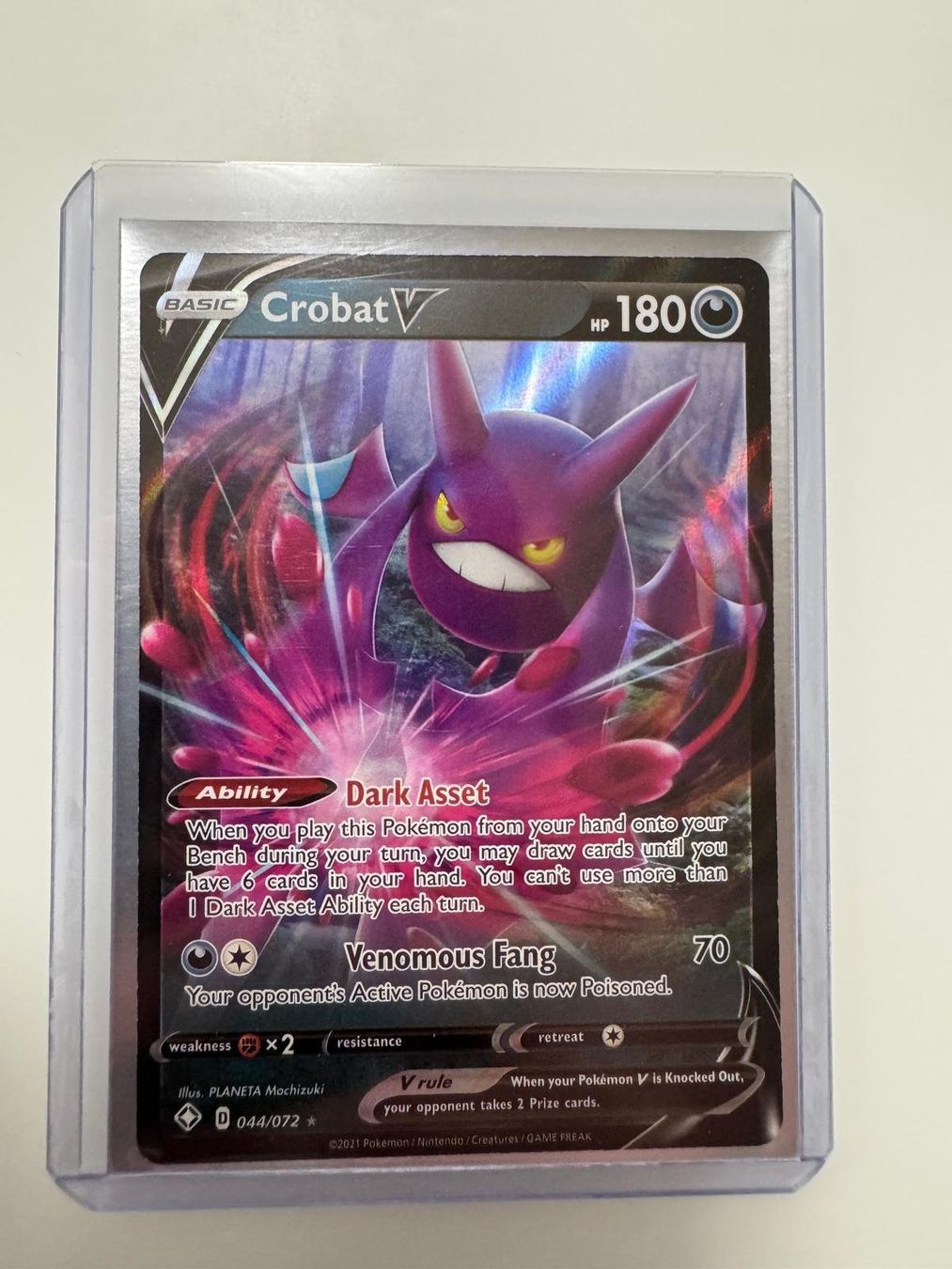 Pokémon Carte collezionabili: Crobat V | Ultra Rare | SHF 044/072 | EN – Usato da Spreitenbach venduto da Snacky96
