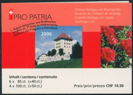 2006 - Pro Patria - Markenheftchen - Ersttag ET