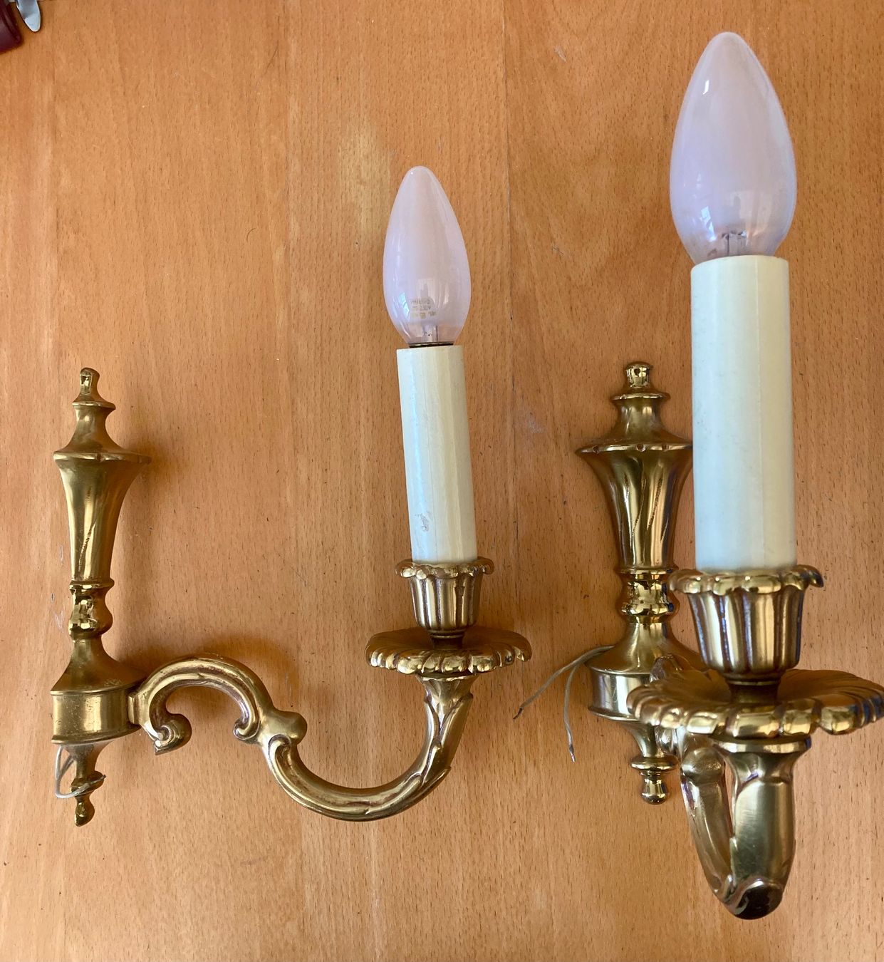 Lampade: 2 Vintage Wandlampen "Holländer" – Usato da Belp venduto da blunier02
