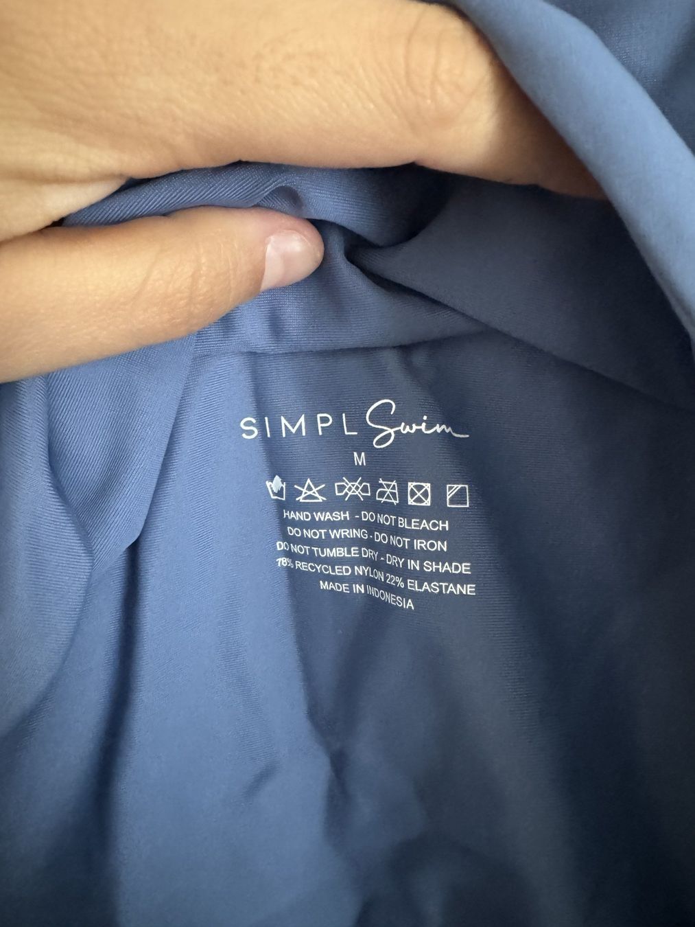Costumi da bagno & Bikini: Simpl Swim Badeanzug blau, Gr. M – Usato da Zürich venduto da flo_8yph 1