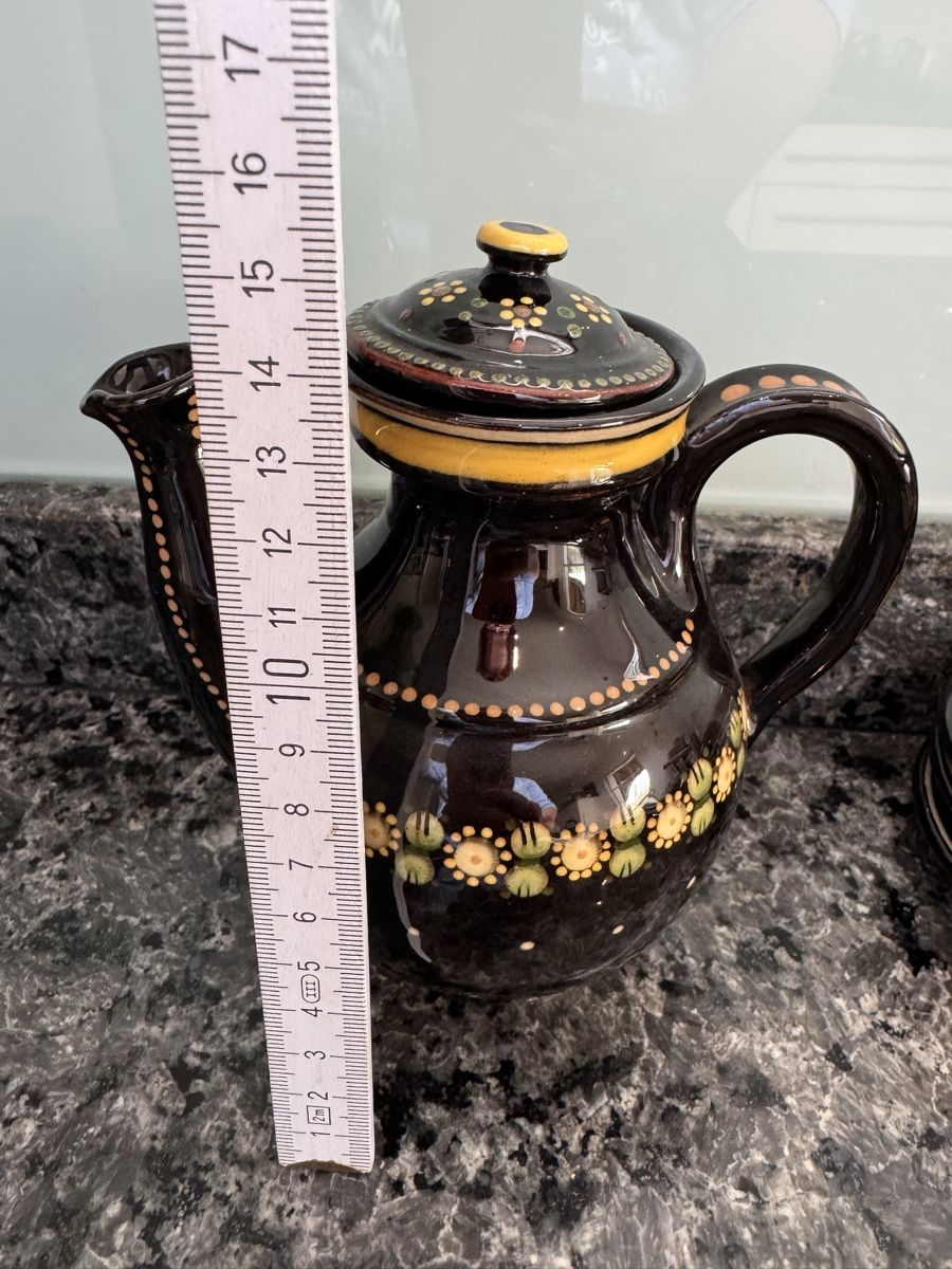 Geschirrsets: Mini Tee- und Kaffeeservice Keramik,Handbemalt – Gebraucht aus Koppigen von Landhaus 8