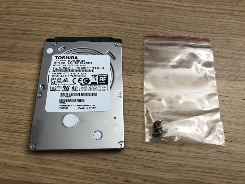 Toshiba MQ01ABF050, 500GB HDD | Kaufen auf Ricardo