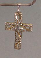 Kreuz Anhänger 925 Silber