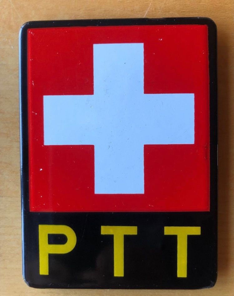 Schilder: PTT / Post / Emailschild Briefkasten – Gebraucht aus Thonex von Greenever69 7