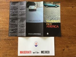 Publicités vintage oldtimer Maserati Mexico