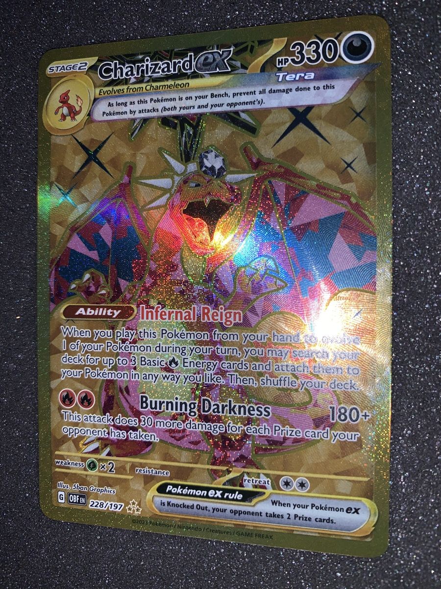Pokémon Sammelbilder & Trading cards: Charizard EX Gold 228/197 – Gebraucht aus Bironico von ars_z6lb 2