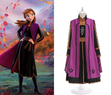 Robe Anna Frozen II Taille 100 à 160 cm