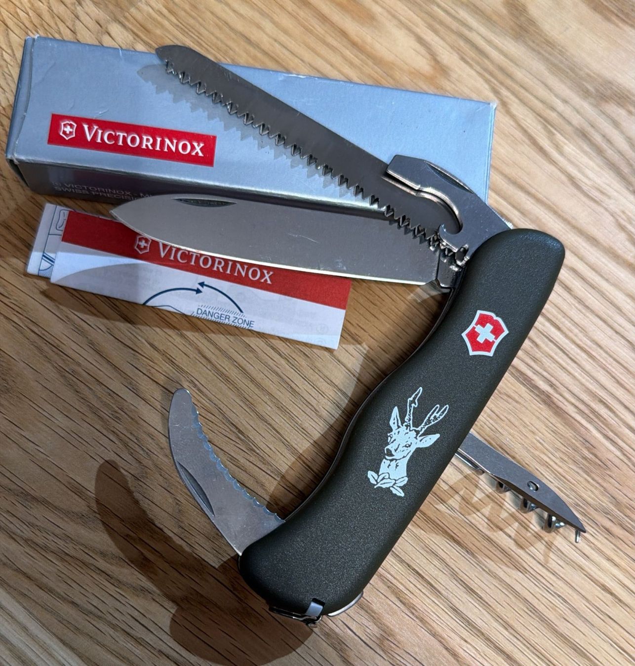 Victorinox Coltelli tascabile: VICTORINOX SACKMESSER HUNTER GREEN – Usato da Zürich venduto da Frei-Occasionen 2