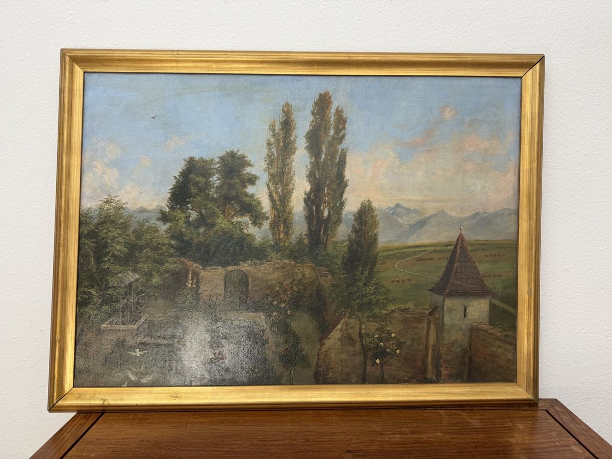 Dipinti: Ölgemälde Mathilde Berner-Roth, 101cm x 70cm – Usato da Bern venduto da tetraodonnie