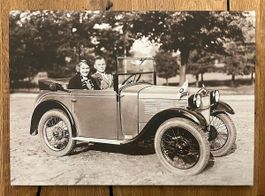 Unikat: Oldtimer-Leinwanddruck «BMW Dixi» 50x70cm
