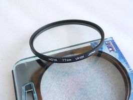 Hoya 77mm UV Filter / filtre / Filter. Japan.