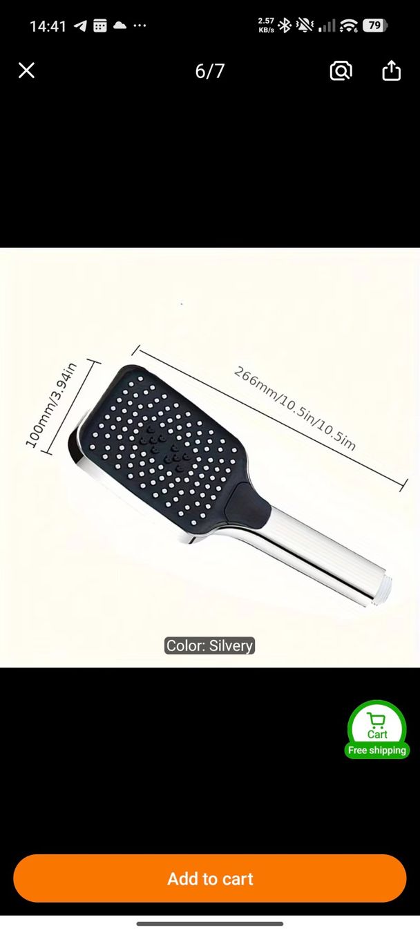 Pommeaux de douche: Brausekopf/Handbrause, Showerhead 380% boost – Neuf (Voir description) à Zürich par peternazarov 2