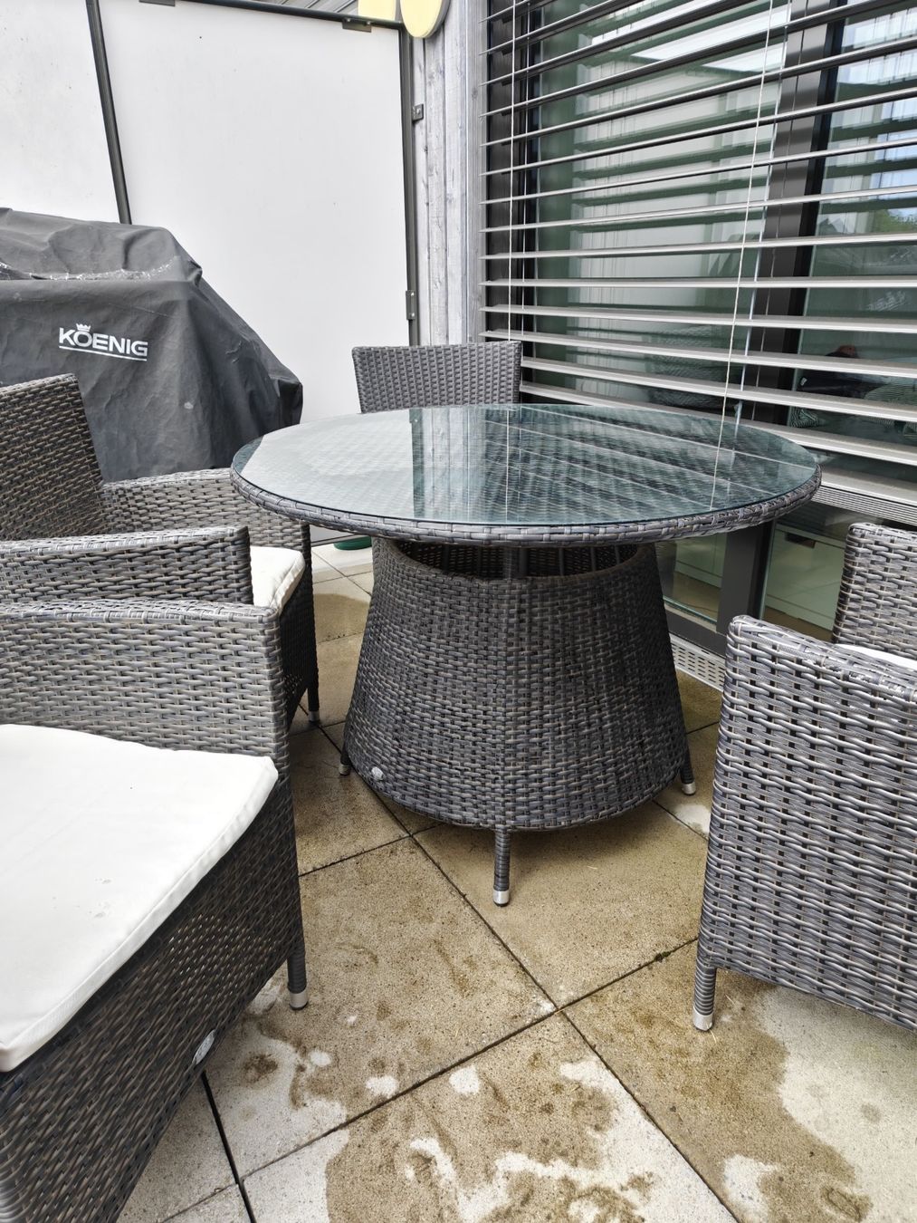 Tischset: Gartentisch mit 4 Stühlen der Marke Shine – Gebraucht aus Bülach von sel_z6yp 2