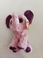 Ty Beanie Boo Eva Plüschtier Elephant Rosa, Neu mit Etikett