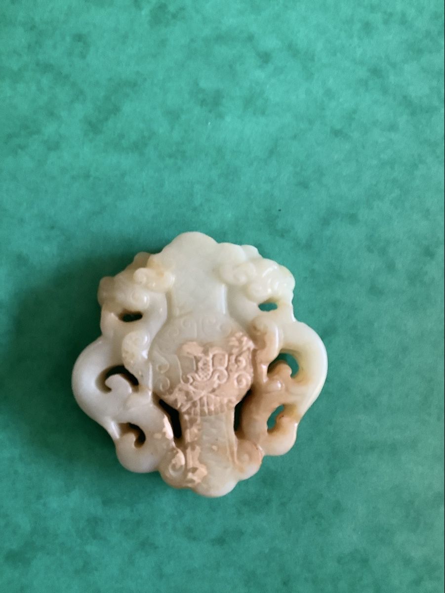 Minerali & Pietre curative: Altes Jade Amulett – Usato da Zürich venduto da Albatros57 1