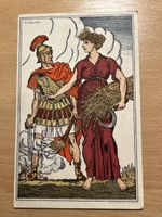 Antike Postkarte Bundesfeier 1910, Top Zustand, Rarität