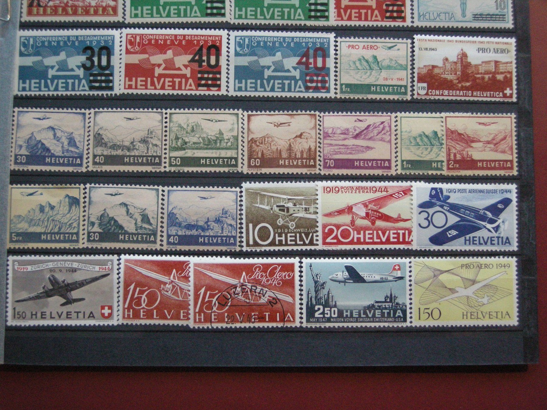 Tutti i francobolli: AB 1923 LOT FLUGPOST, POSTFRISCH /**, Plus PRO AERO HALBMOND – Usato da Rüti ZH venduto da jupi1945 4