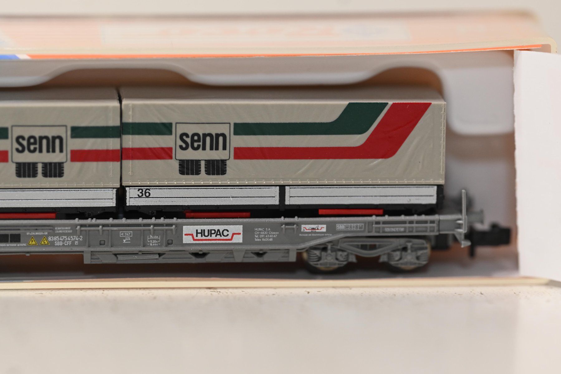 Roco Modellini di ferrovie: Senn   HUPAC Roco Spur N mit OVP – Usato da Laupen ZH venduto da Zmoewe 2