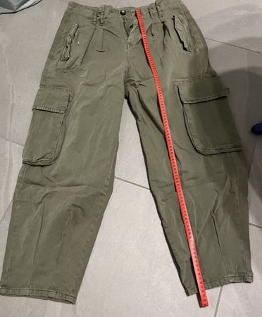 Pantaloni cargo verdi donna taglia 42
