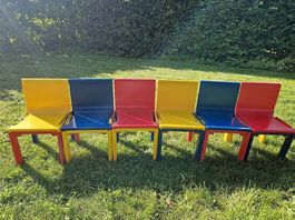 6x Kartell Kinderstühle  Vintage Design 1978 (Centrokappa)