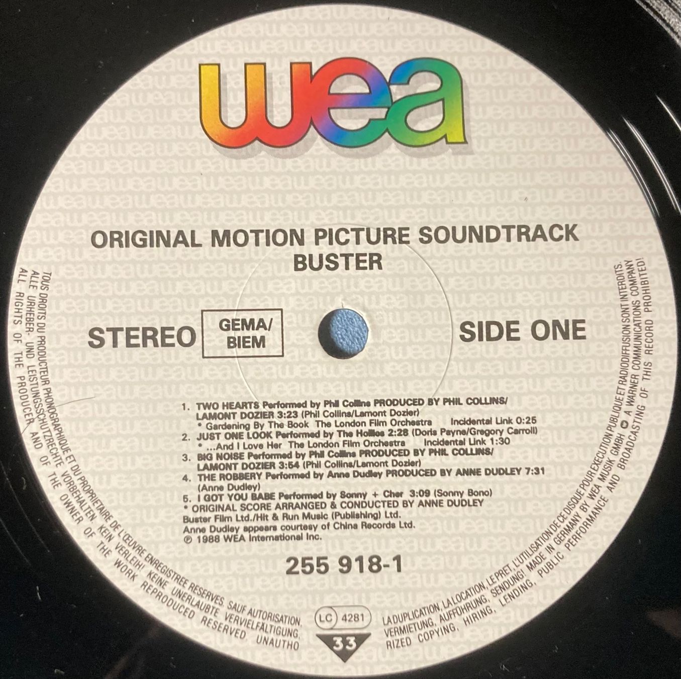 Dischi in vinile: MUSIQUE DE FILM - BUSTER – Usato da Poliez-Pittet venduto da Newtown-Records 2