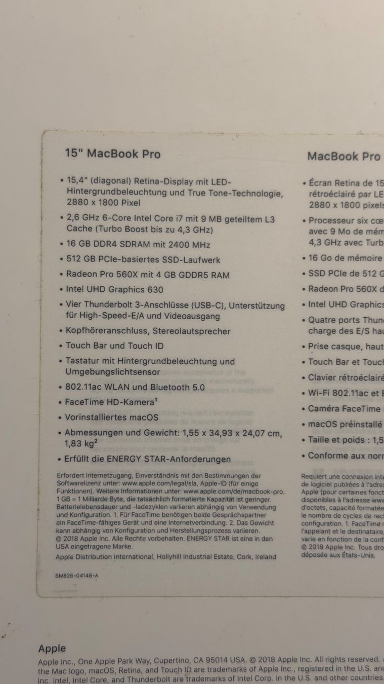 Apple Portables: 15,4"  MacBookPro – D'occasion à Root par Apollo65 5