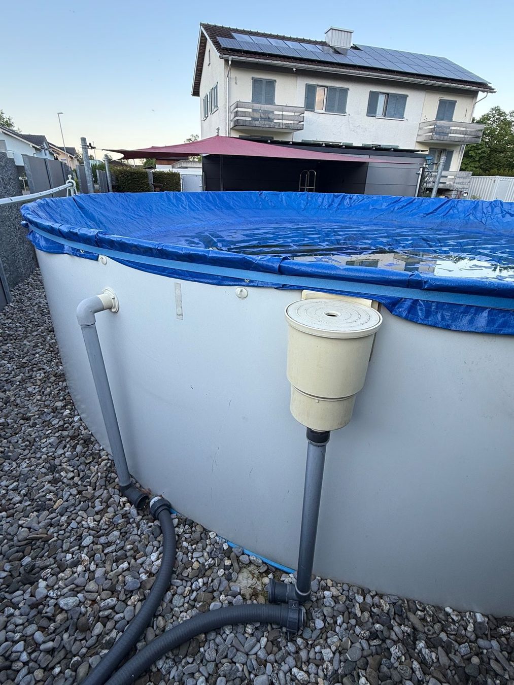 Schwimmbad: Stahlwand-Pool - 6m Durchmesser – Gebraucht aus Oberriet SG von  2